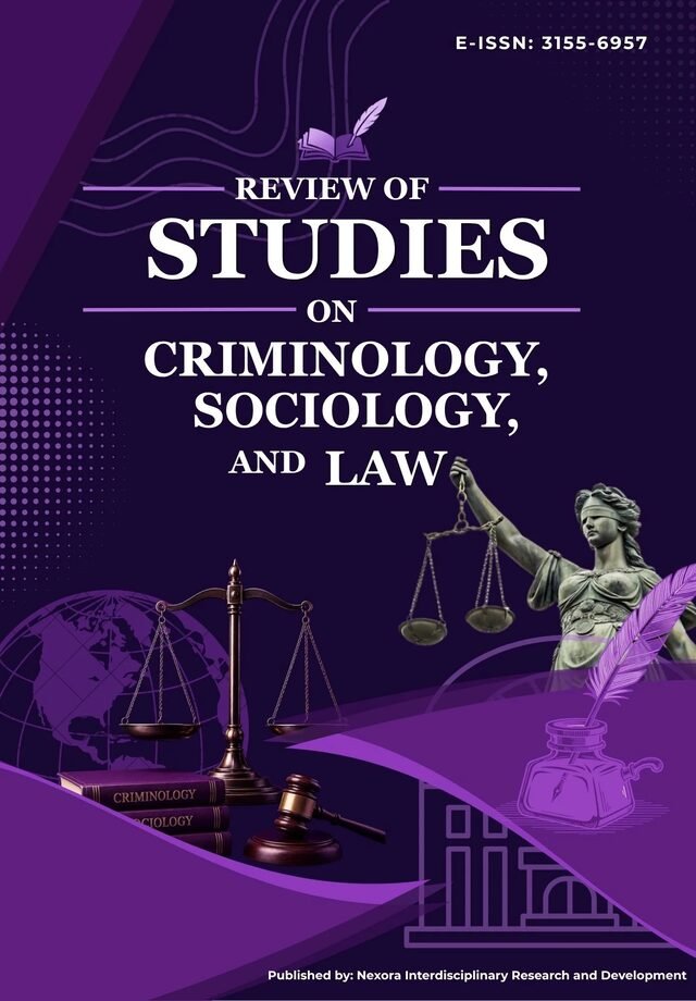 Cover of Review of Studies on Criminology, Sociology, and Law